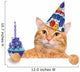 Birthday Cat Wall Decal