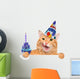 Birthday Cat Wall Decal