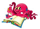 Octopus with Pencils Wall Decal