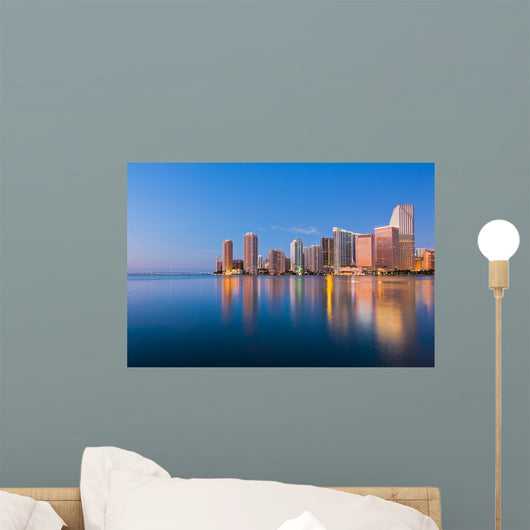 Miami Skyline Wall Mural
