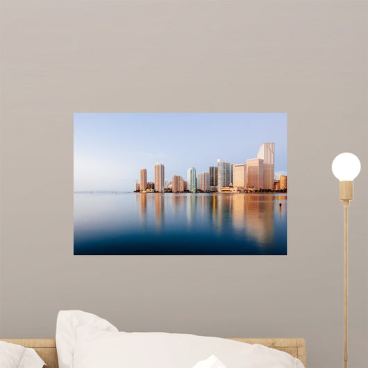 Miami Skyline Wall Mural