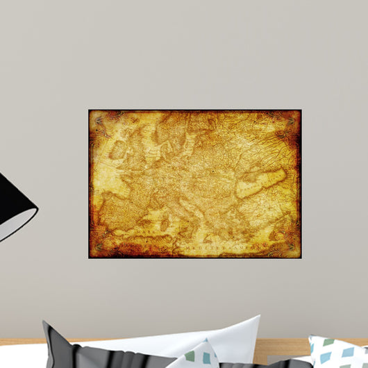 Map Europe Old Style Wall Decal