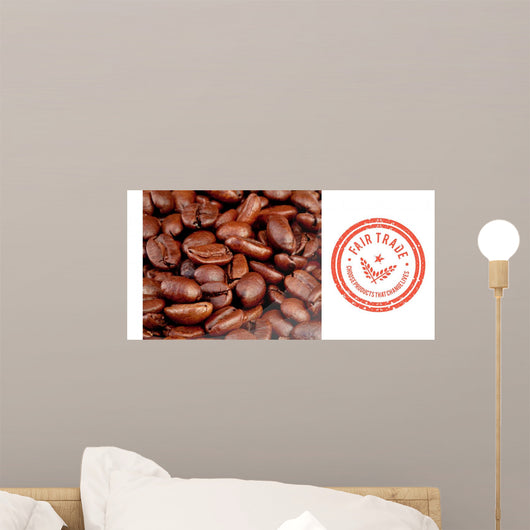 Composite image of fair trade graphic Wall Mural