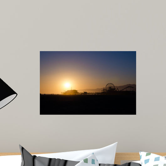 Sonnenuntergang Am Santa Monica Wall Decal