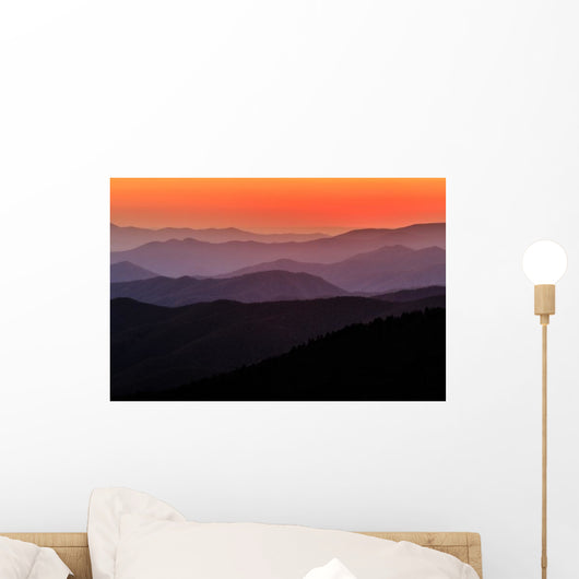 Great Smoky Mountains National Park Twilight Wall Decal