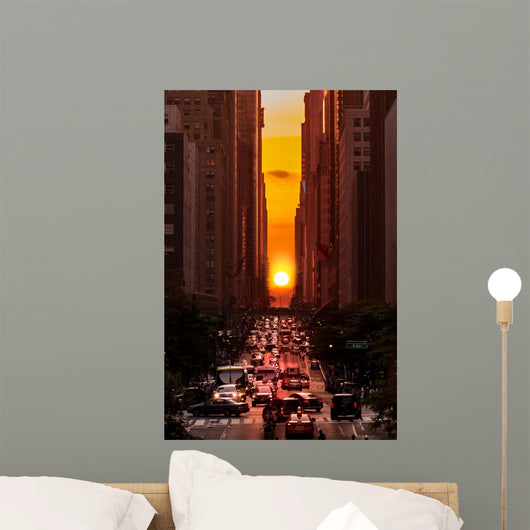 Manhattanhenge New York City Wall Decal