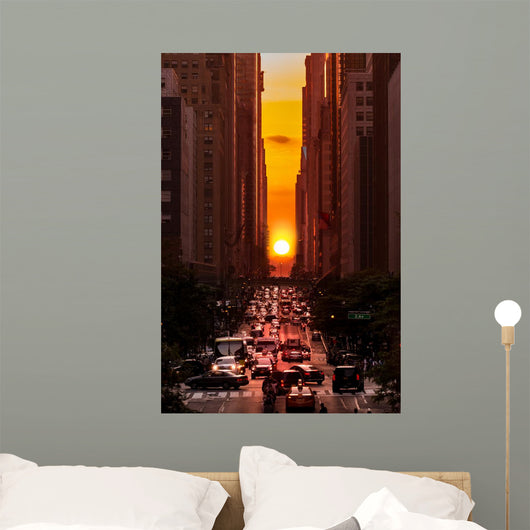 Manhattanhenge New York City Wall Decal