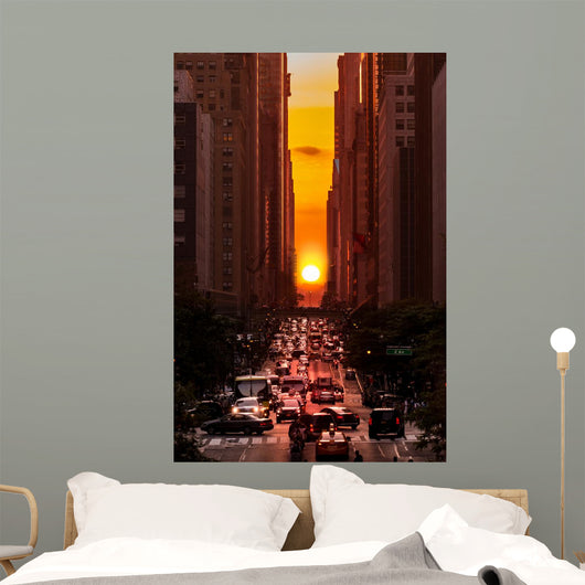 Manhattanhenge New York City Wall Decal