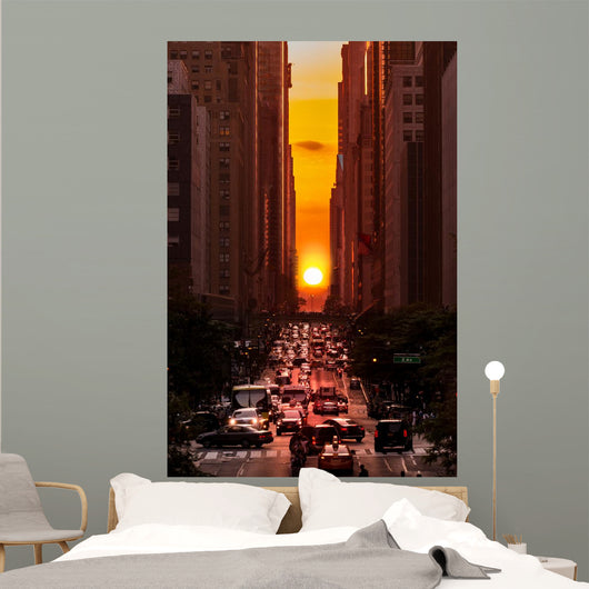 Manhattanhenge New York City Wall Decal