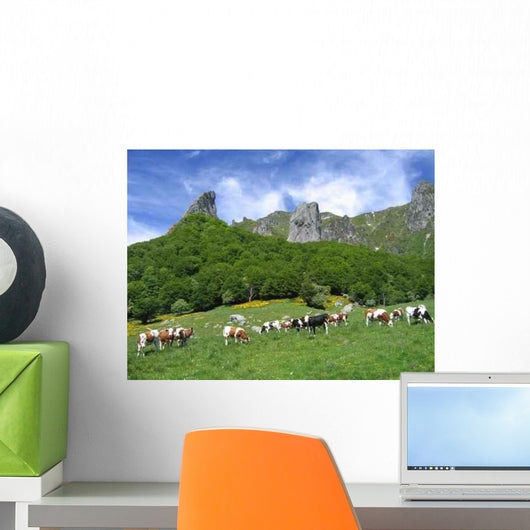 Mountain Landscape Wall Decal
