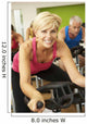 Woman Taking Part Spinning Wall Decal