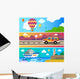Travel Land Sea and Wall Decal