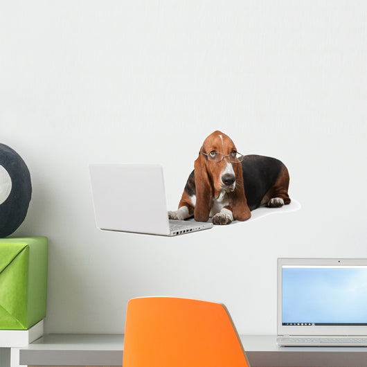 Dog Computer Pets Wall Decal