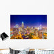 Charlotte Uptown Skyline Wall Decal