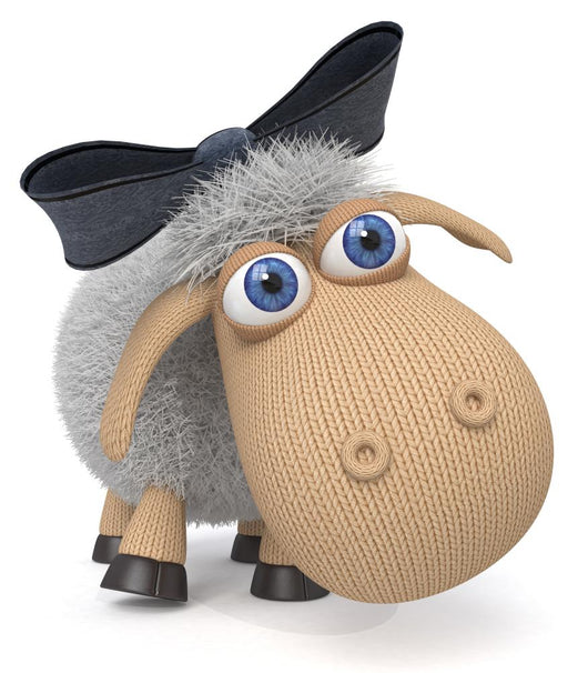 3D Ridiculous Sheep Wall Decal