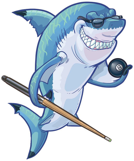 Pool Shark Wall Decal