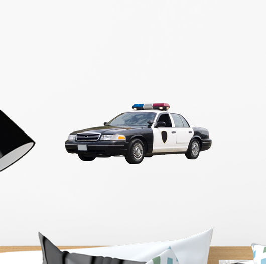 Police Car Wall Decal