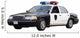 Police Car Wall Decal