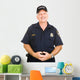 Police Officer Friendly Wall Decal