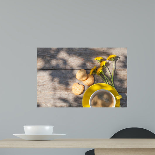 Coffee Cup and Cookies Wall Decal