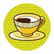 Black Coffee Theme Elements Wall Decal