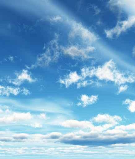 Beautiful Cloudscape Wall Decal