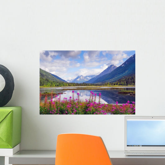 Alaska Mountain Range and Wall Decal