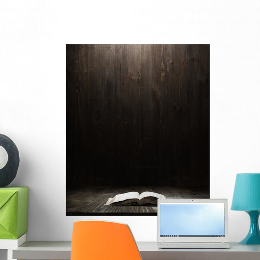 Dark Wooden Texture Wood Wall Decal