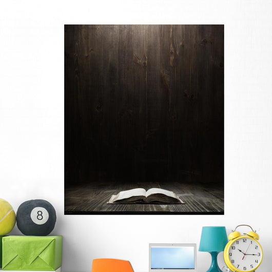 Dark Wooden Texture Wood Wall Decal