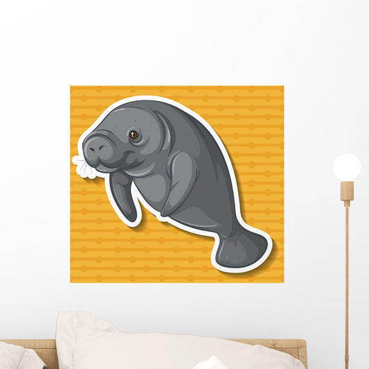 Sea Cow Wall Decal