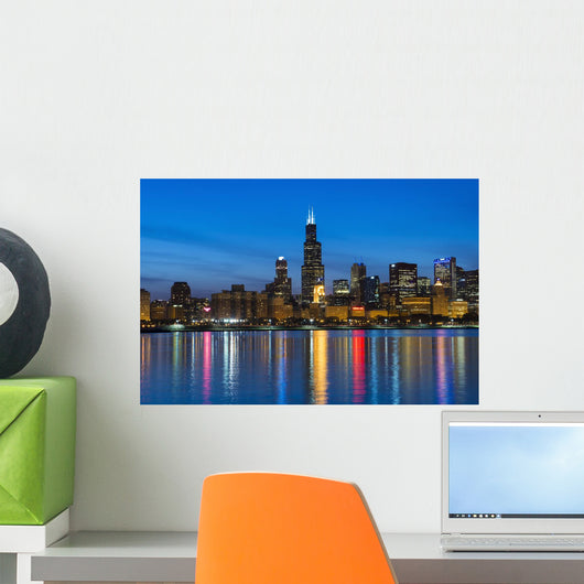 City Chicago Skyline and Wall Decal
