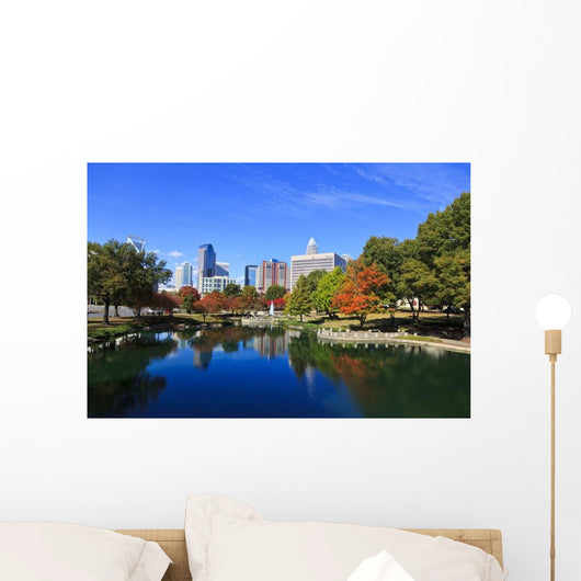 Charlotte Skyline from Marshall Wall Decal