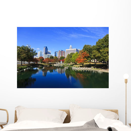 Charlotte Skyline from Marshall Wall Decal