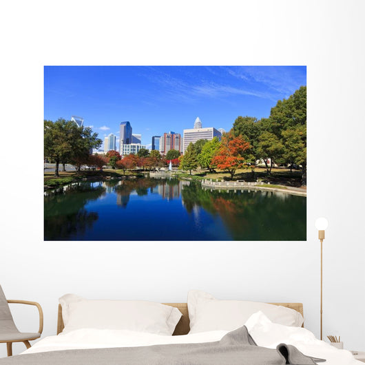 Charlotte Skyline from Marshall Wall Decal