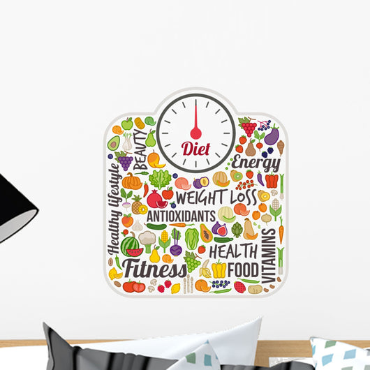 Weight Loss and Healthy Wall Decal