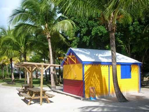 Caribbean Hut Wall Decal