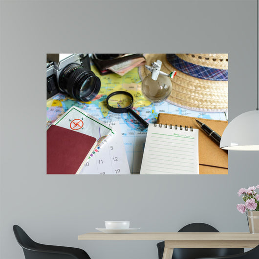 Diary and Calendar with Wall Decal