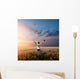 Man Holding up Bible Wall Decal