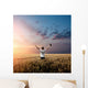 Man Holding up Bible Wall Decal