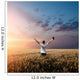 Man Holding up Bible Wall Decal