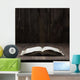 Image of an old  Holy Bible on wooden background on a wooden background in a dark space Wall Mural