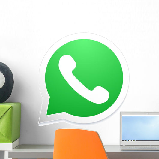 Vector modern phone icon in bubble speech Wall Decal