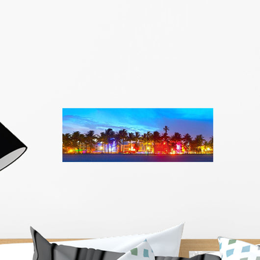 Miami Beach Florida Hotels Wall Decal