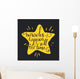 Hand Drawn Typography Poster Wall Decal
