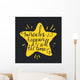 Hand Drawn Typography Poster Wall Decal