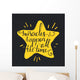 Hand Drawn Typography Poster Wall Decal