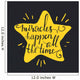 Hand Drawn Typography Poster Wall Decal