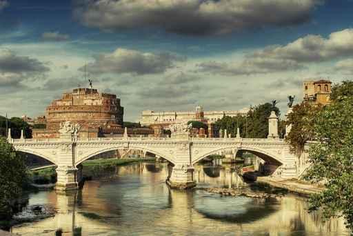 Postcard Rome Wall Decal
