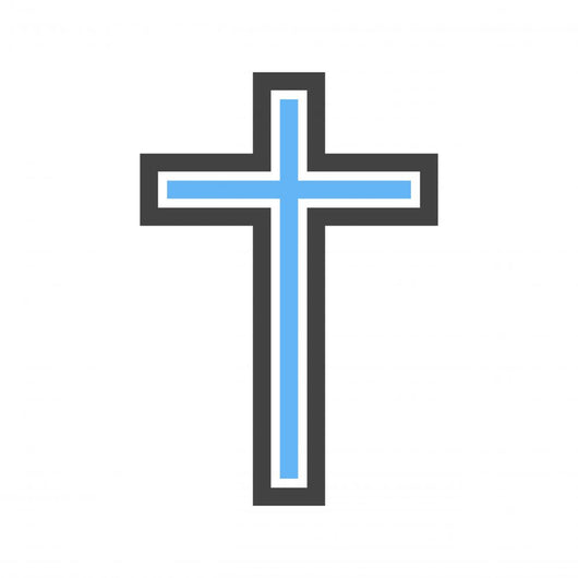 Christian Cross Wall Decal