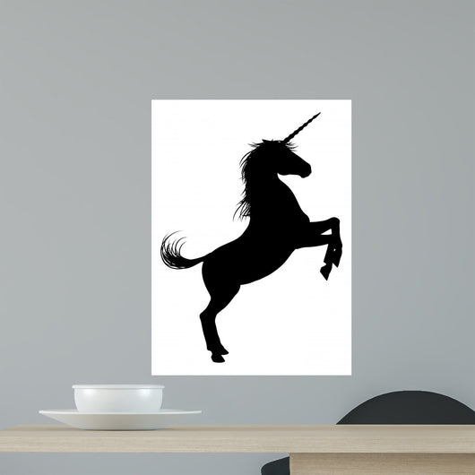 Unicorn Horse Silhouette Wall Decal
